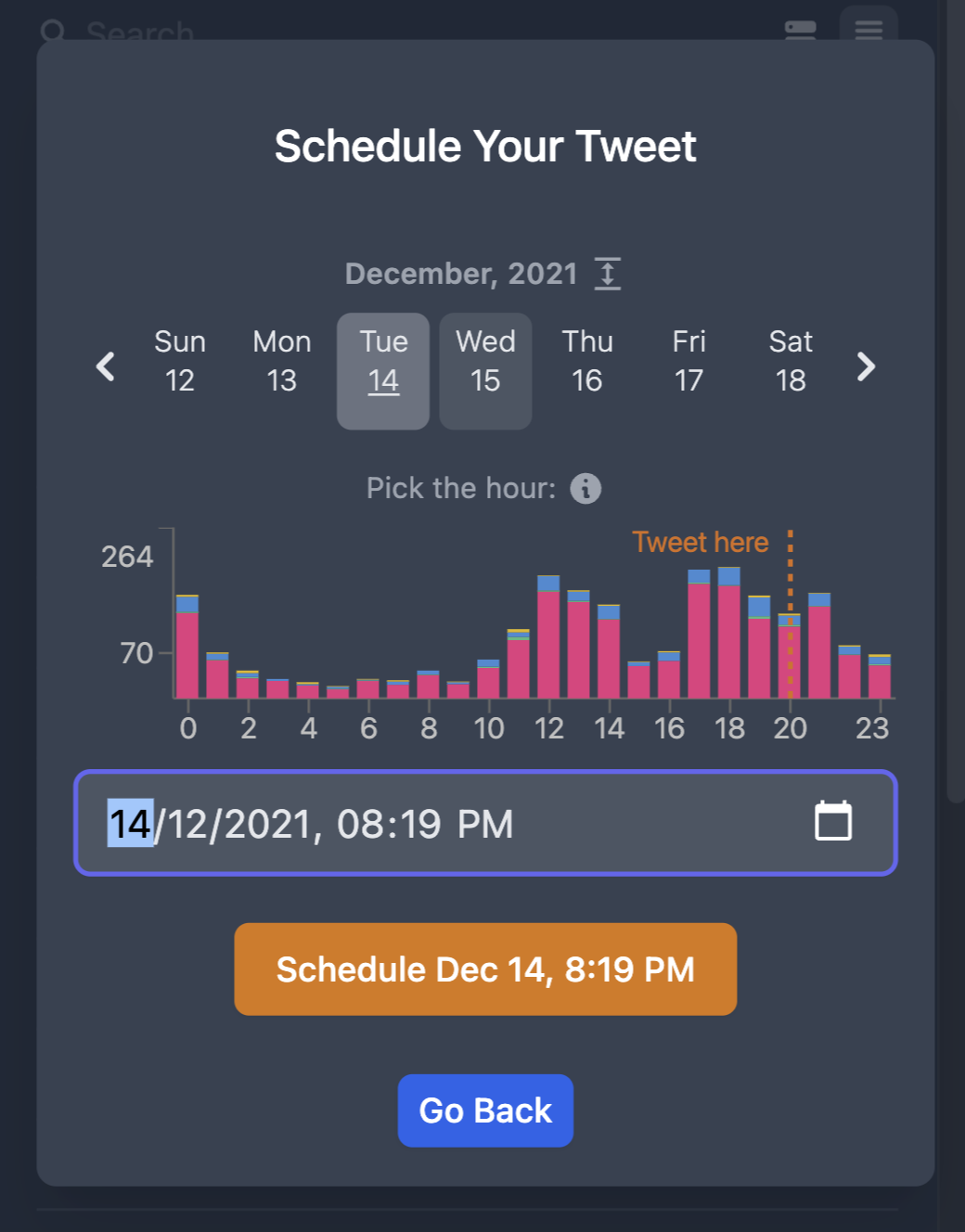 Scheduling tools demo image 2